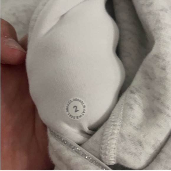 Lululemon Scuba Hoodie Special Edition *Plush Velour Lining Size 2 - Picture 7 of 7